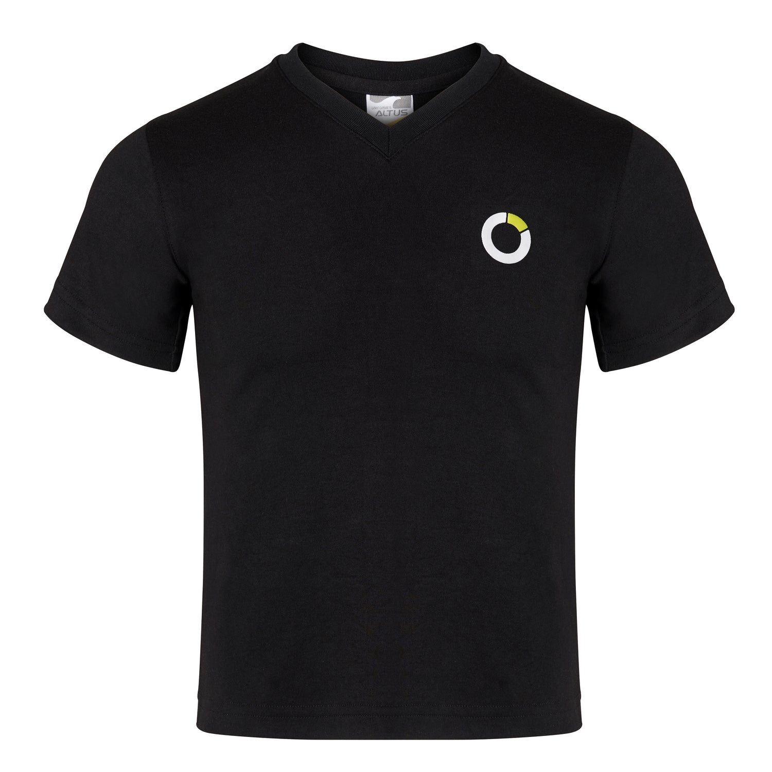Playera Negra -  Cuello V