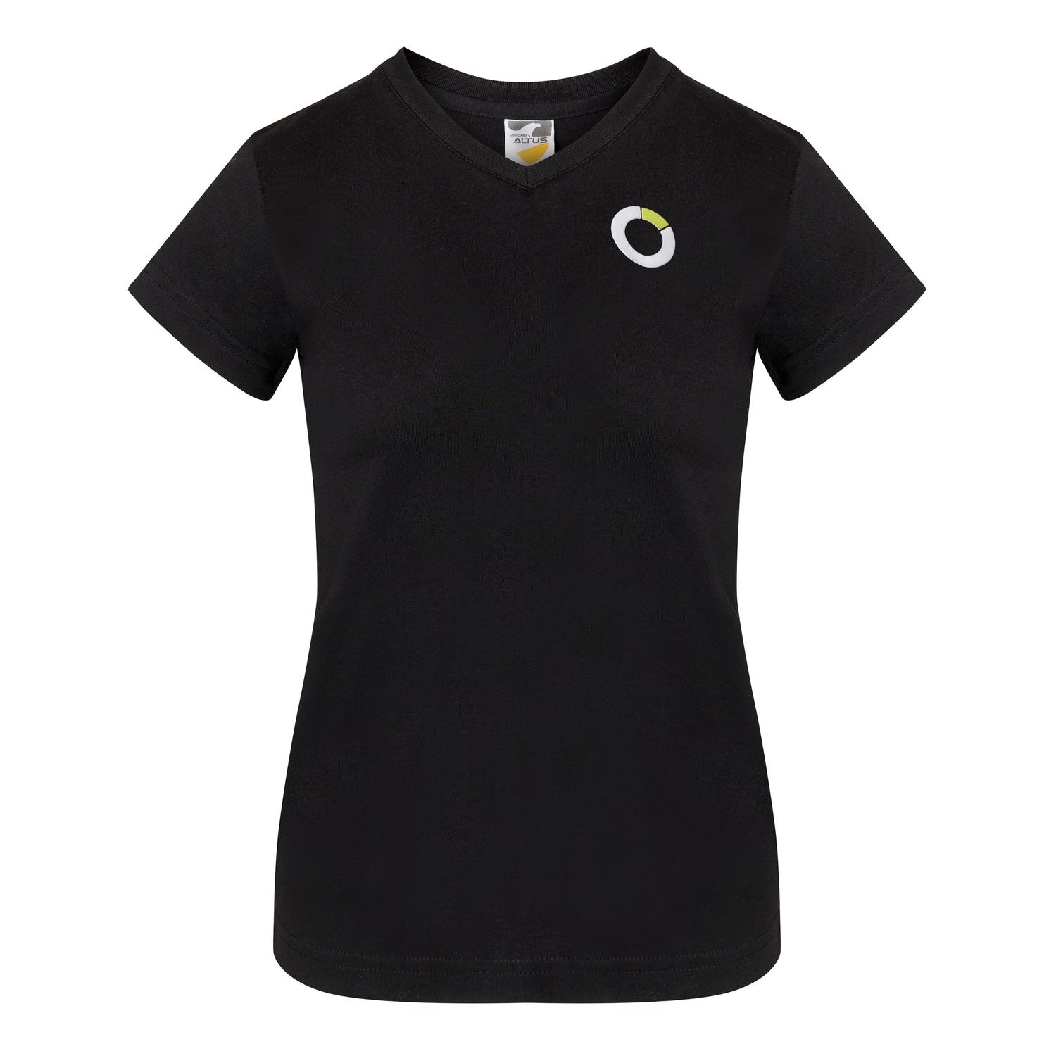 Playera Negra -  Cuello V